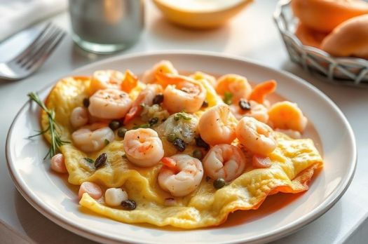 Seafood Omelette
