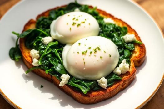 Poached Eggs & Spinach