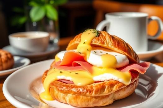 Ham Benedict Croissant
