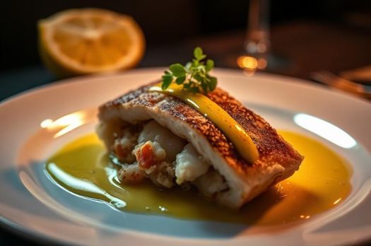 Crab Cake Stuffed Flounder
