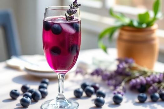 Blueberry Lavender Mimosa