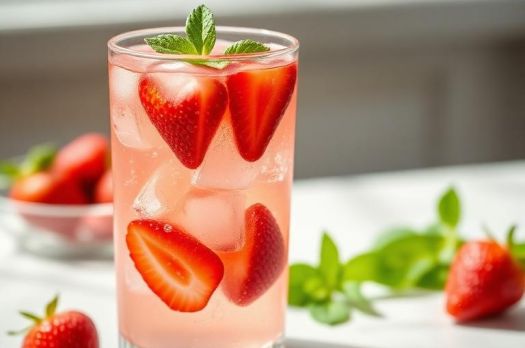 Strawberry Basil Spritz